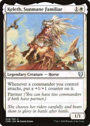 Keleth, Sunmane Familiar - Commander Legends-(028)