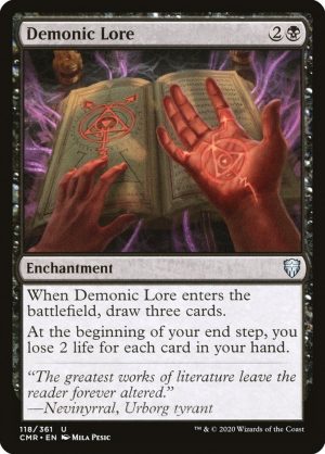 Demonic Lore - Commander Legends-(118)