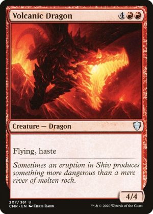 Volcanic Dragon - Commander Legends-(207)-Foil