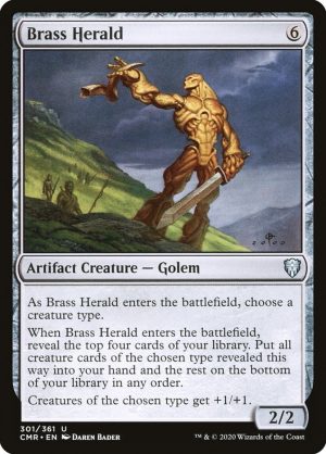 Brass Herald - Commander Legends-(301)-Foil