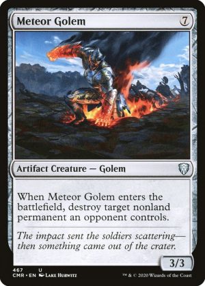Meteor Golem - Commander Legends-(467)-Foil