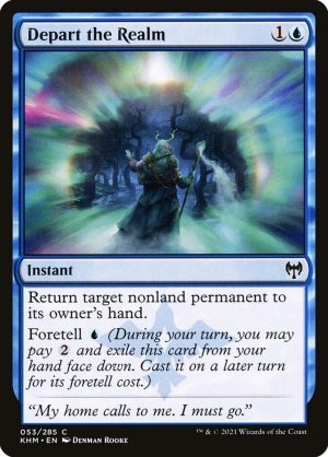 Depart the Realm - Kaldheim-(053)-Foil