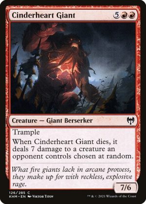 Cinderheart Giant - Kaldheim-(126)-Foil