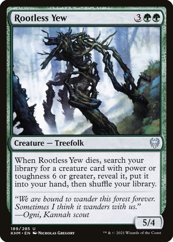 Rootless Yew - Kaldheim-(189)-Foil
