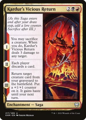 Kardur's Vicious Return - Kaldheim-(217)-Foil