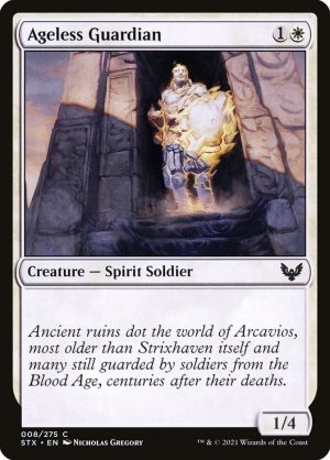 Ageless Guardian - Strixhaven: School of Mages-(008)-Foil