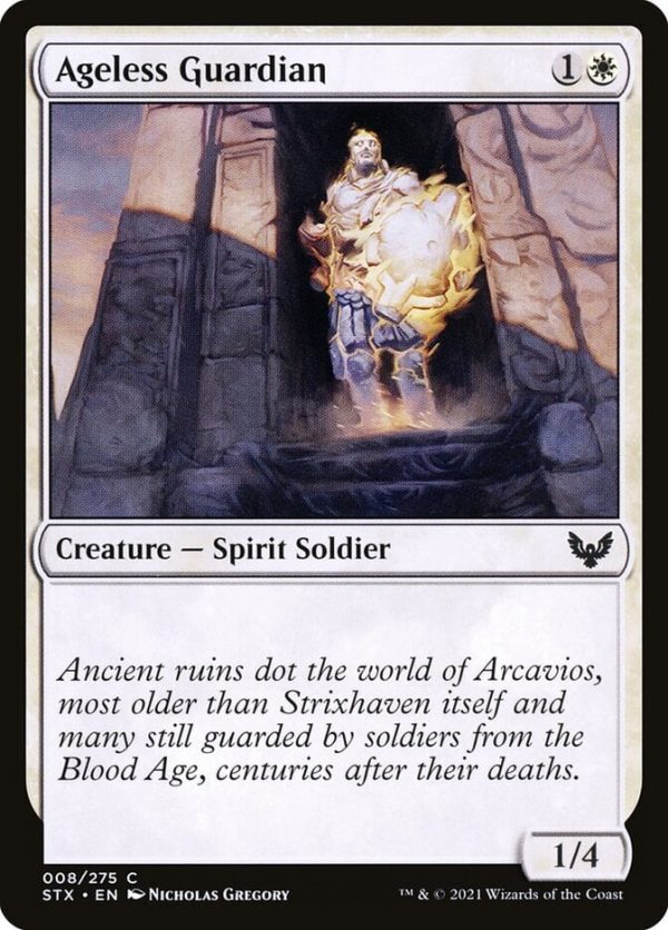 Ageless Guardian - Strixhaven: School of Mages-(008)-Foil