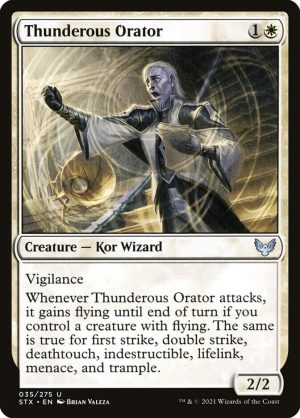 Thunderous Orator - Strixhaven: School of Mages-(035)
