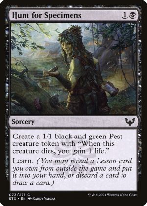 Hunt for Specimens - Strixhaven: School of Mages-(073)-Foil