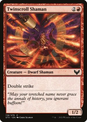 Twinscroll Shaman - Strixhaven: School of Mages-(118)-Foil
