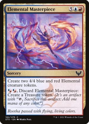 Elemental Masterpiece - Strixhaven: School of Mages-(182)-Foil