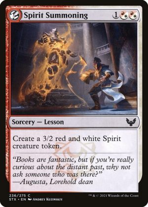 Spirit Summoning - Strixhaven: School of Mages-(236)-Foil