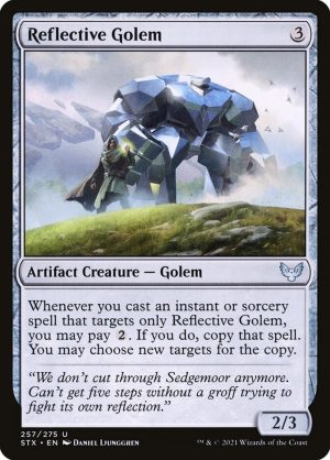 Reflective Golem - Strixhaven: School of Mages-(257)