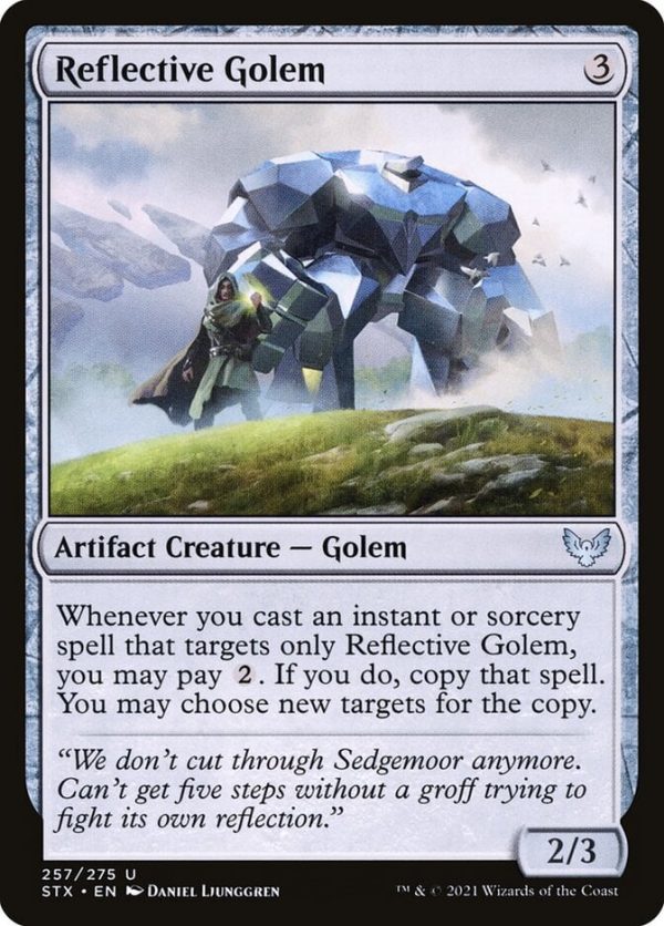 Reflective Golem - Strixhaven: School of Mages-(257)