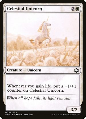 Celestial Unicorn - Adventures in the Forgotten Realms-(005)-Foil