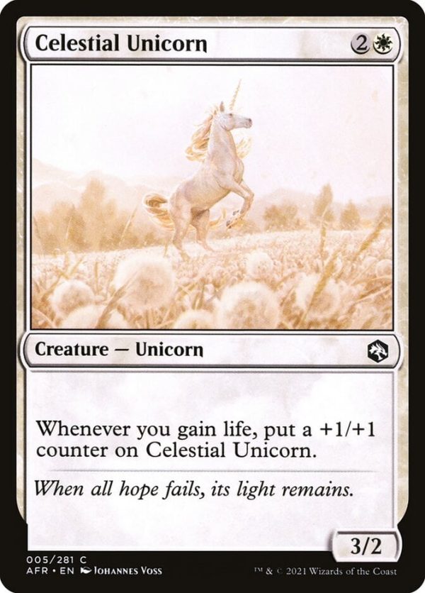 Celestial Unicorn - Adventures in the Forgotten Realms-(005)-Foil