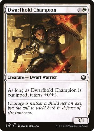 Dwarfhold Champion - Adventures in the Forgotten Realms-(014)-Foil
