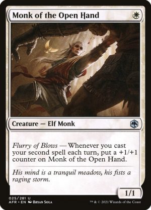 Monk of the Open Hand - Adventures in the Forgotten Realms-(025)-Foil