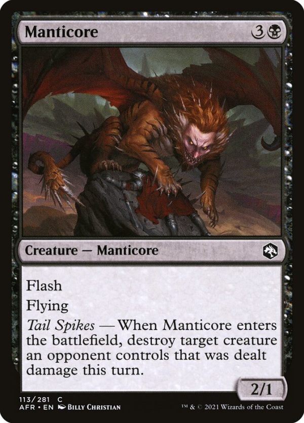 Manticore - Adventures in the Forgotten Realms-(113)-Foil