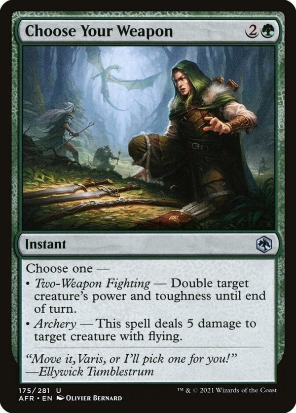 Choose Your Weapon - Adventures in the Forgotten Realms-(175)-Foil