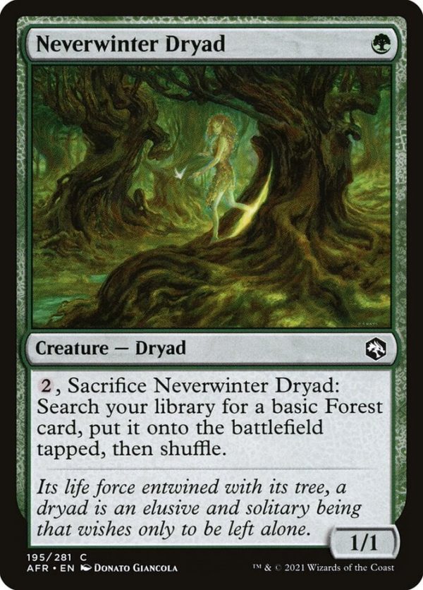 Neverwinter Dryad - Adventures in the Forgotten Realms-(195)-Foil