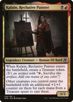 Kalain, Reclusive Painter - Adventures in the Forgotten Realms-(225)-Foil