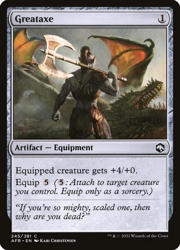 Greataxe - Adventures in the Forgotten Realms-(245)-Foil
