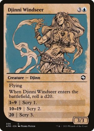 Djinni Windseer - Adventures in the Forgotten Realms-(306)-Foil