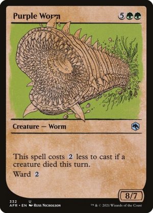 Purple Worm - Adventures in the Forgotten Realms-(332)-Foil