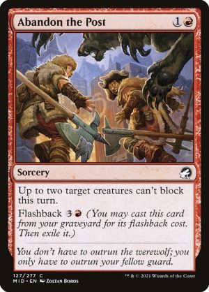 Abandon the Post - Innistrad: Midnight Hunt-(127)