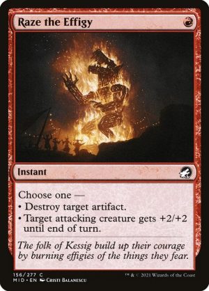 Raze the Effigy - Innistrad: Midnight Hunt-(156)