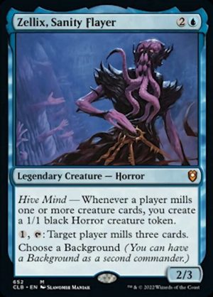 Zellix, Sanity Flayer - Commander Legends: Battle for Baldur's Gate-(652)-Foil