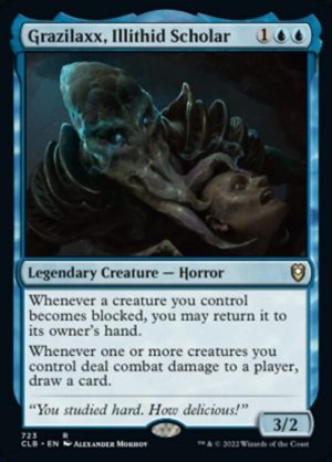 Grazilaxx, Illithid Scholar - Commander Legends: Battle for Baldur's Gate-(723)