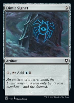 Dimir Signet - Commander Legends: Battle for Baldur's Gate-(857)