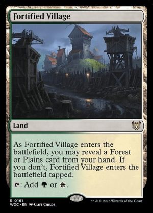 Fortified Village - Wilds of Eldraine Commander-(161)