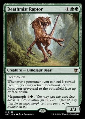 Deathmist Raptor - Murders at Karlov Manor Commander-(168)