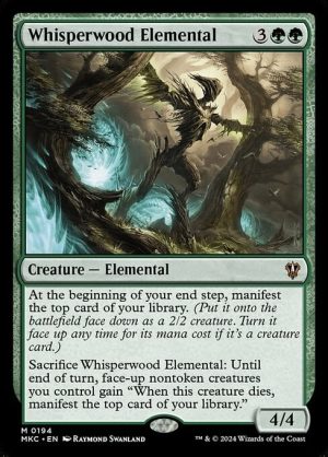 Whisperwood Elemental - Murders at Karlov Manor Commander-(194)