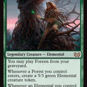 Titania, Nature's Force - Duskmourn: House of Horror Commander-(202)