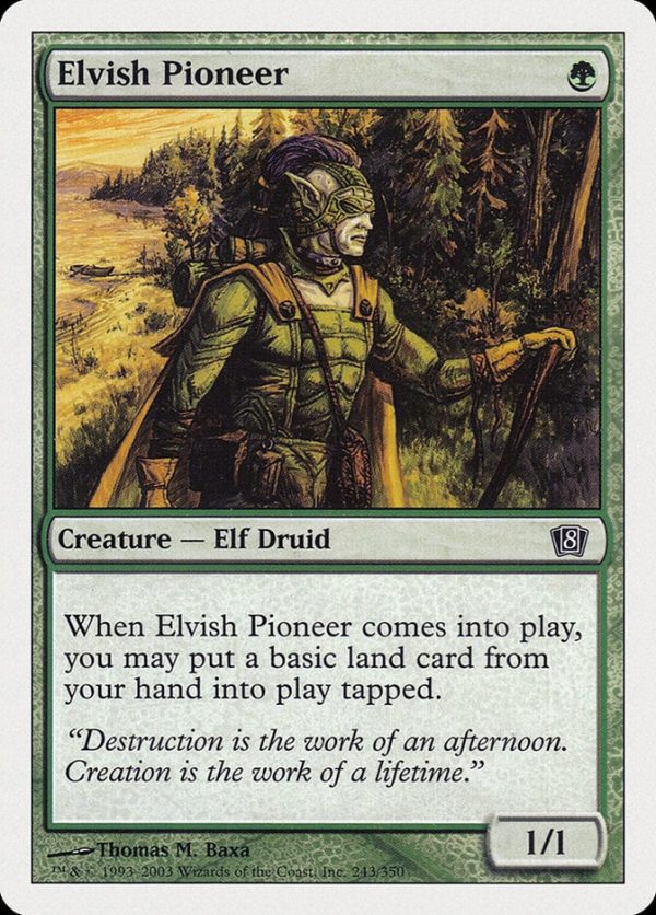 Elvish Pioneer - Eighth Edition-(243)