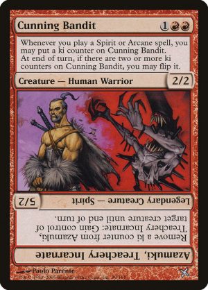 Cunning Bandit // Azamuki, Treachery Incarnate - Betrayers of Kamigawa-(099)