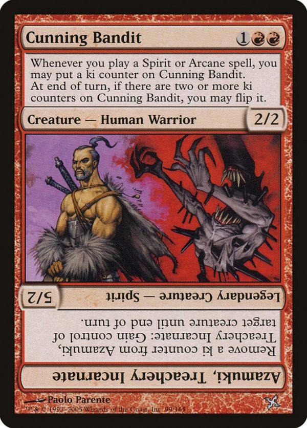 Cunning Bandit // Azamuki, Treachery Incarnate - Betrayers of Kamigawa-(099)