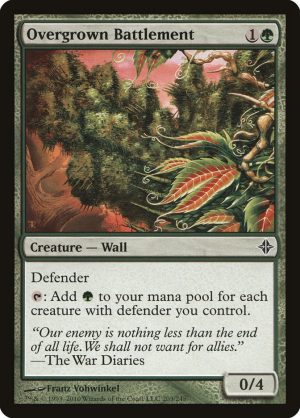 Overgrown Battlement - Rise of the Eldrazi-(203)