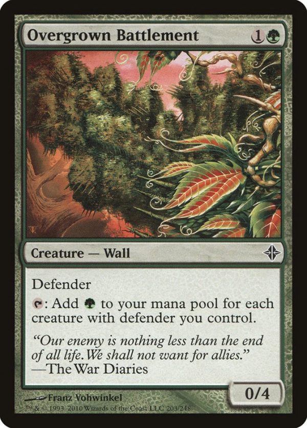 Overgrown Battlement - Rise of the Eldrazi-(203)