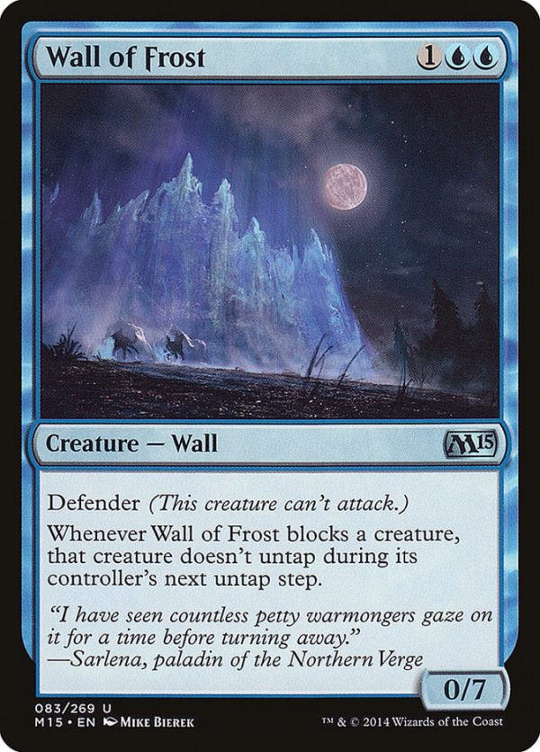 Wall of Frost - Magic 2015 Core Set-(083)