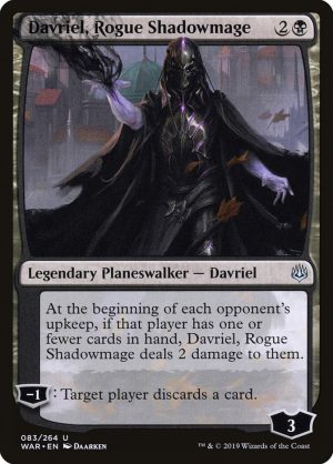 Davriel, Rogue Shadowmage - War of the Spark-(083)-Foil
