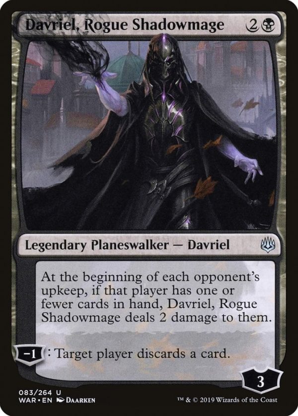 Davriel, Rogue Shadowmage - War of the Spark-(083)-Foil
