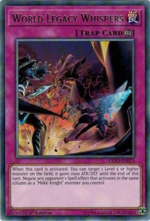World Legacy Whispers - (Extreme Forces) - (EXFO-EN071) - (Rare)