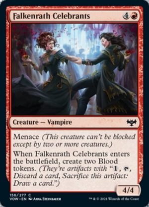 Falkenrath Celebrants - Innistrad: Crimson Vow-(156)