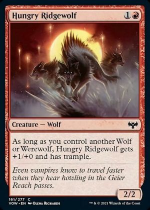 Hungry Ridgewolf - Innistrad: Crimson Vow-(161)