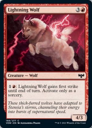 Lightning Wolf - Innistrad: Crimson Vow-(168)